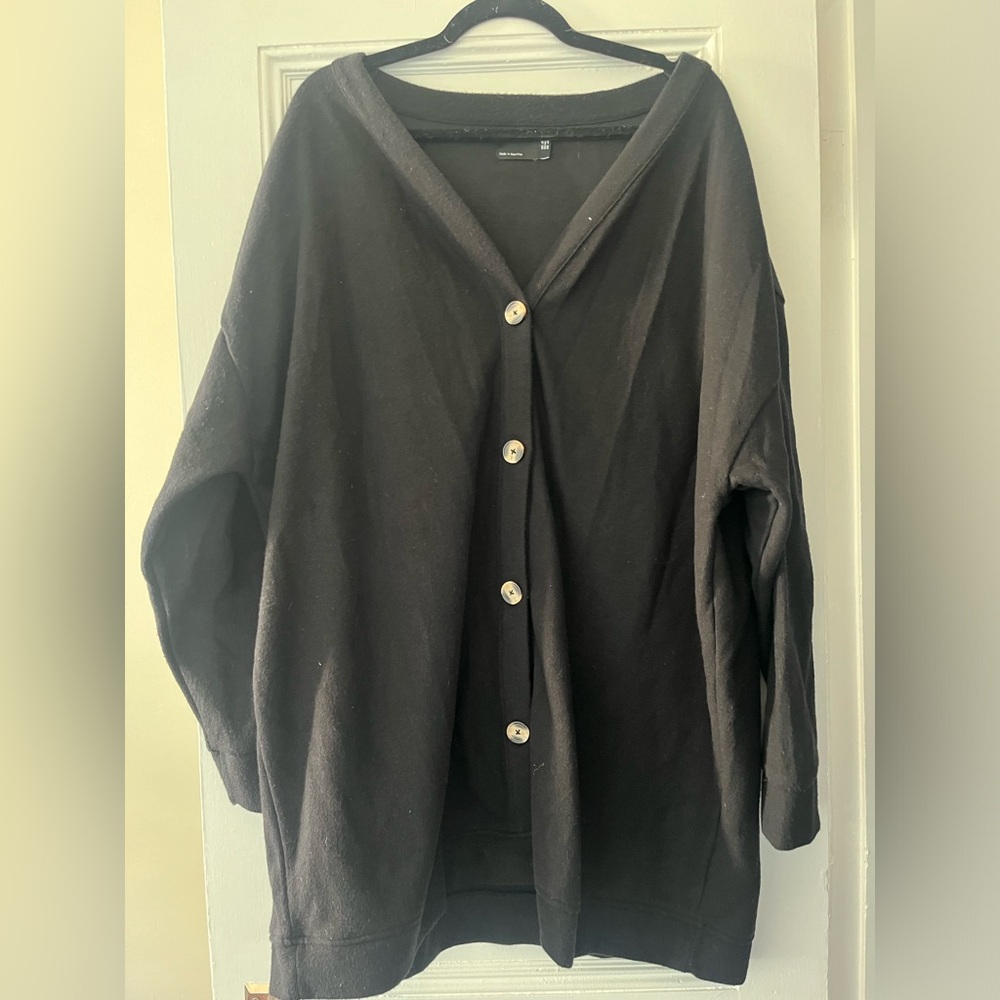 ASOS Oversized Sweatshirt Cardigan